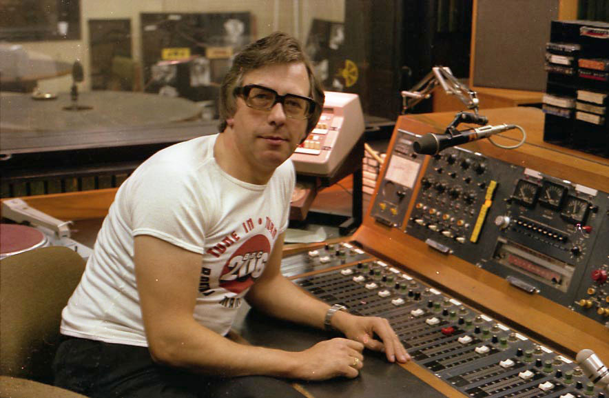 Alan Ashton at Radio Manchester in 1979
